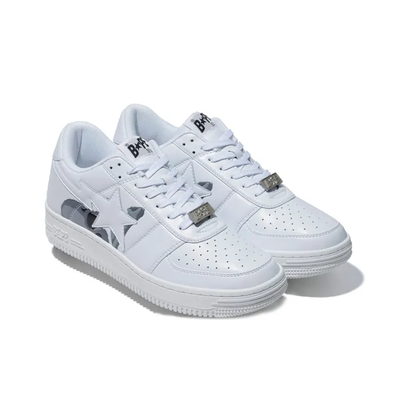 Mastermind JAPAN x A BATHING APE STA M1 Stylish Skateboarding Shoes Men's White-3