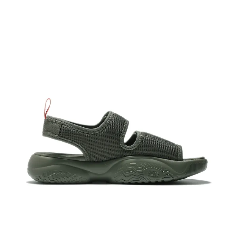FILA Thick Sole Velcro Green Korean Version Unisex Sandals-1