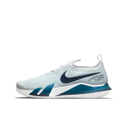 Nike React Vapor Tennis Shoes Men Low-Top White/Black/Blue