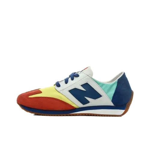 New Balance NB 320 Running Shoes Men Low-Top Orange Red/Light Blue