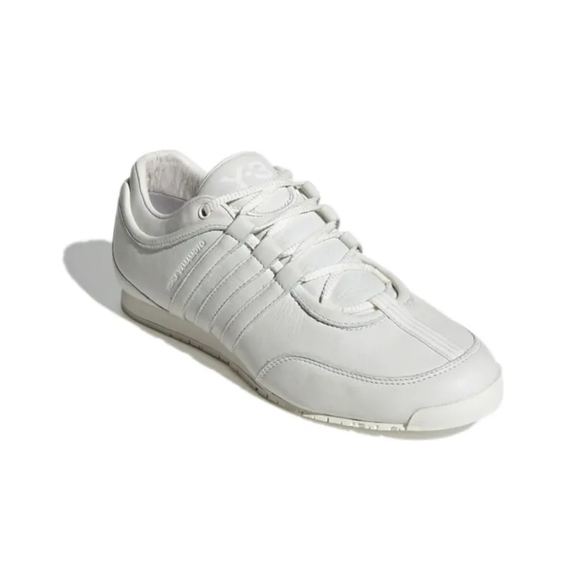 Y 3 Boxing Low Top Casual Shoes Men's White-2