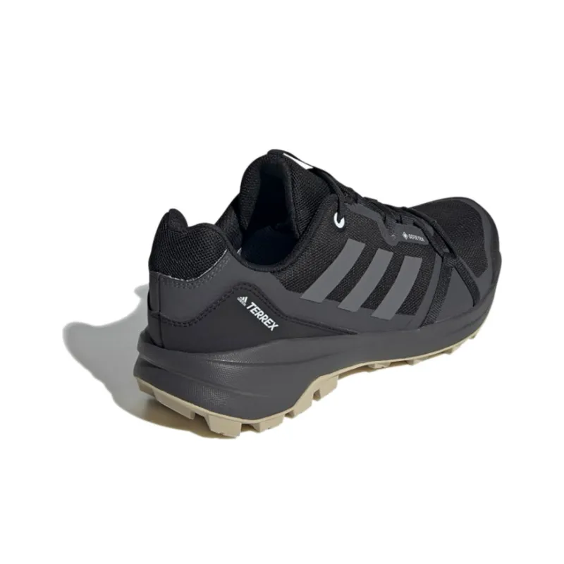 Adidas Terrex Skyhiker Gore-Tex Hiking Breathable Low-Top Outdoor Shoes Women's Black Gray White-3