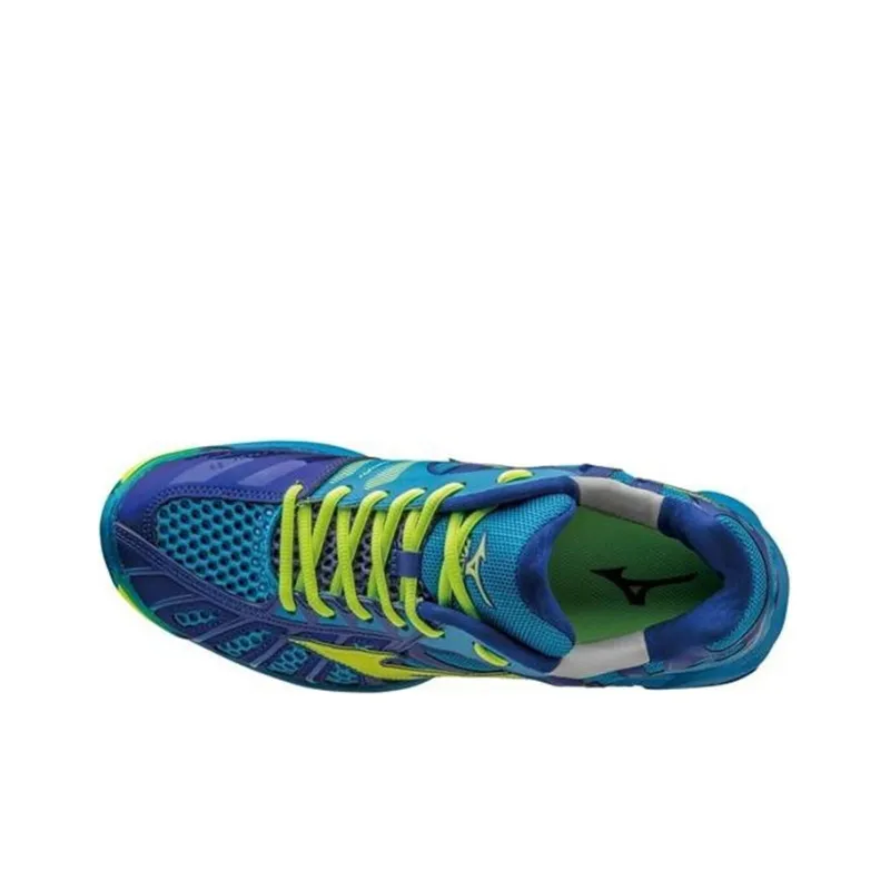 Mizuno Wave Tornado Running Shoes Unisex Low-Top Blue/Yellow-2