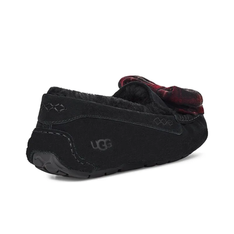 UGG Ansley Plaid Bow 'Black' Women's-3