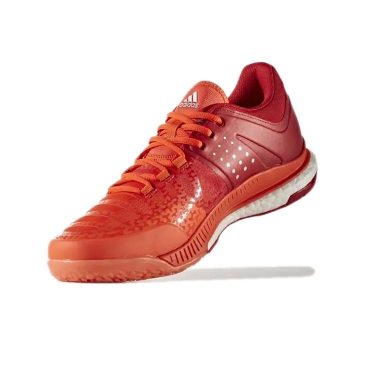 Adidas Crazyflight Volleyball Wear Resistant Slip Resistant Low Top Running Shoes Men's Red-2
