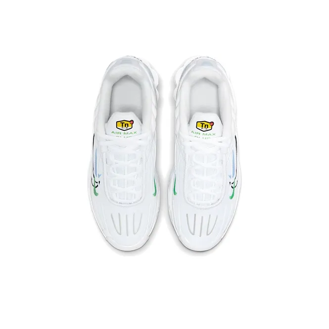 Nike Air Max Plus 3 White Multi Swoosh GS-3