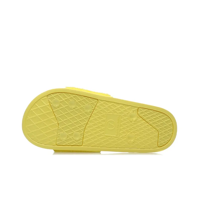 Disney x LiNing Rubber Sole Slide Slippers Women's Yellow-4
