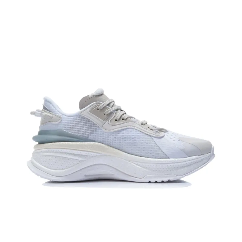 LiNing Exceed 5 Anti Slip And Wear Resistant Lightweight Low Top Running Shoes Women's White-1