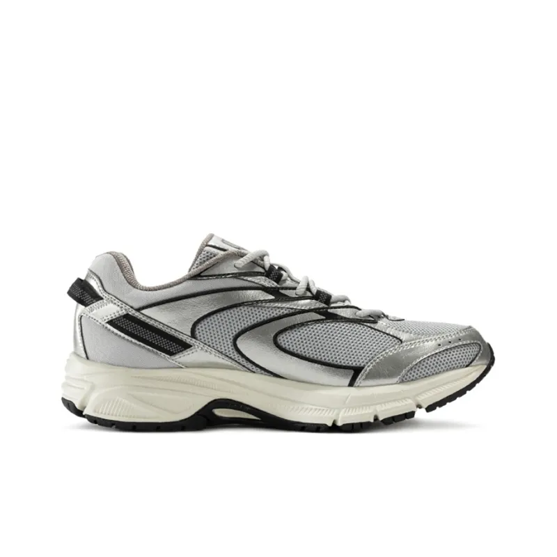 Saucony Cohesion 2K Cushioning Anti Slip And Wear Resistant Support Low Top Casual Running Shoes Unisex Gray Silver-1