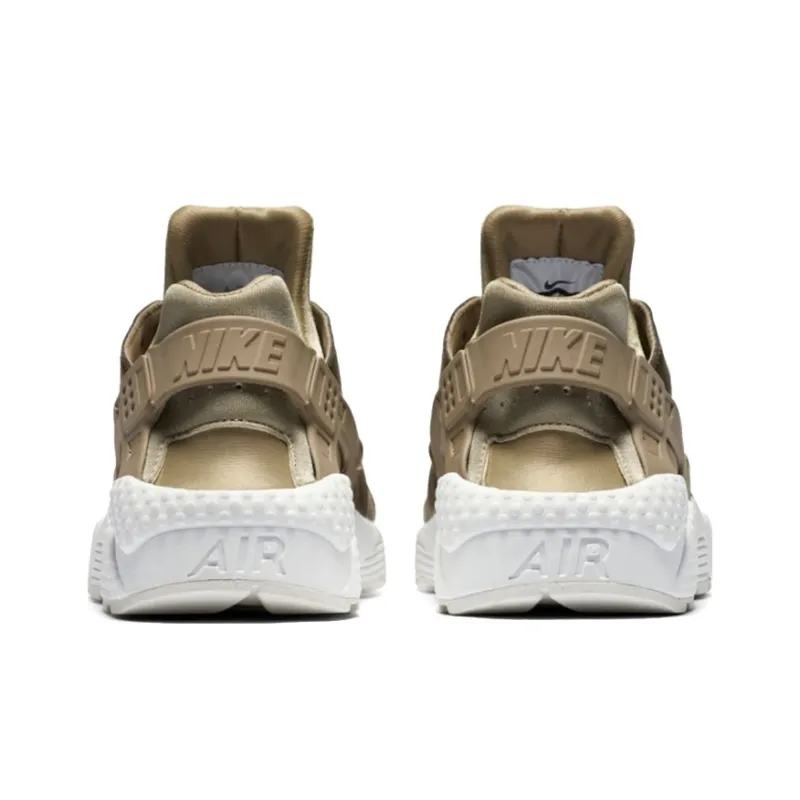 Nike Air Huarache Run Running Shoes Women's Low-Top Khaki-4