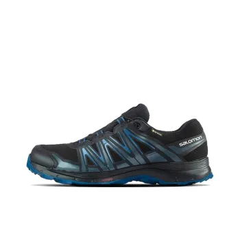 SALOMON XA Sierra Anti Slip And Wear Resistant Breathable Low Top Running Shoes Men's Black Blue
