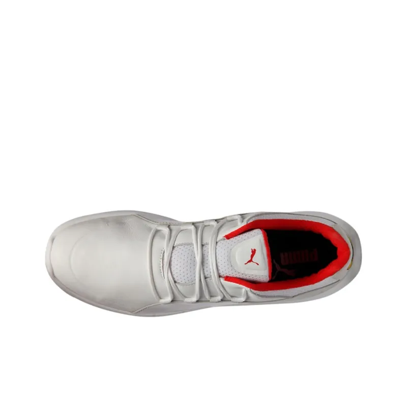 PUMA SF Evo Ca Ferrari Evo Cat Cushioned Wear-Resistant Slip-Resistant Low-Top Running Shoes Men's White-3