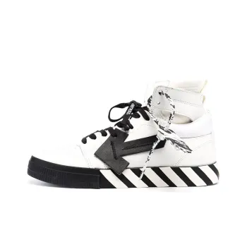 OFF WHITE Vulcanized Hi Top White Black