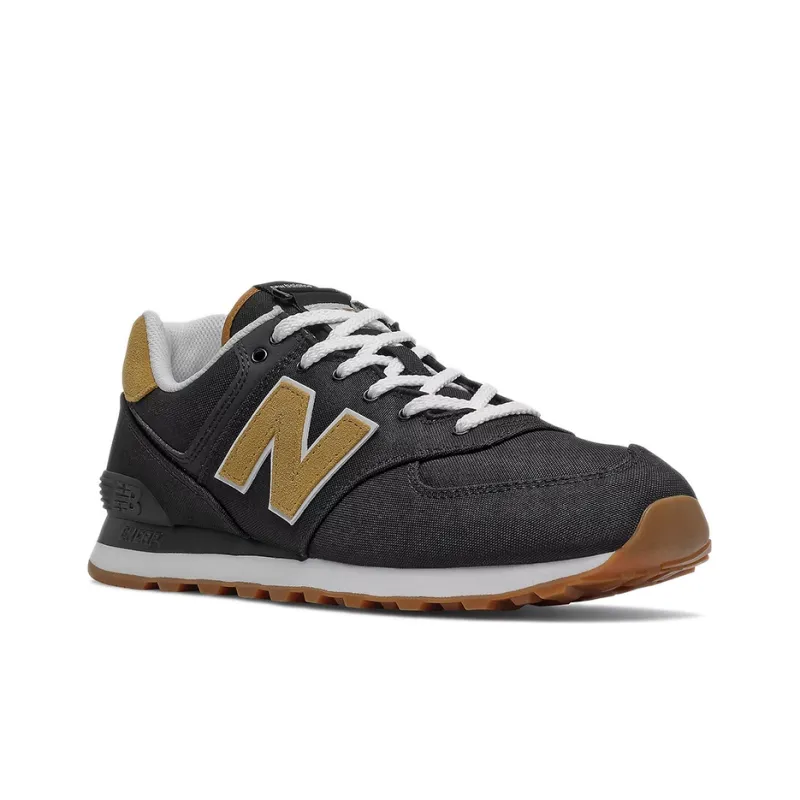 New Balance 574 Black Workwear Canvas-2