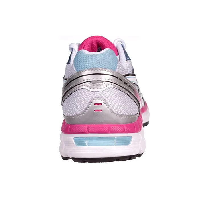 Asics Gel-Oberon 9 Wear-Resistant Low-Top Running Shoes Women's White Silver Pink-2