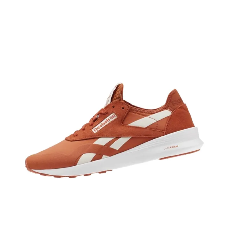 Reebok Classic Nylon Casual Shoes Women's Low-Top Orange Red-2