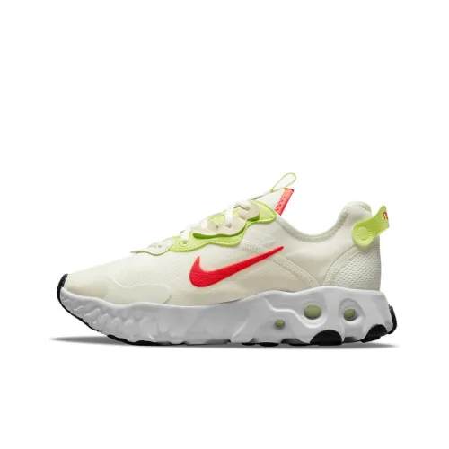 Nike React Art3mis Running Shoes Women's Low-Top Sail White/Light Lemon Yellow/White/Bright Deep Red