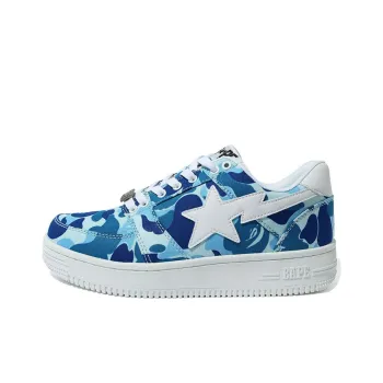 BAPE A BATHING APE Bape Sta Low ABC Camo 20th Anniversary Blue