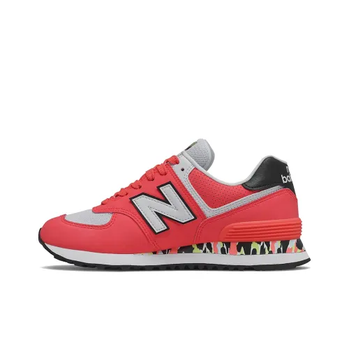 New Balance 574 Vivid Coral Camo Women's