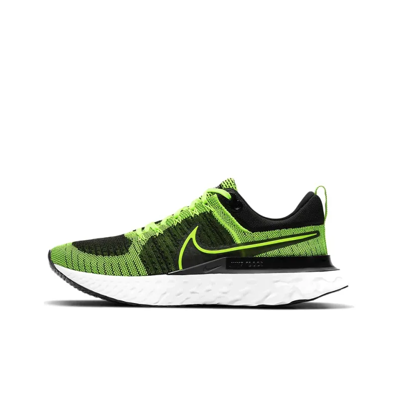 Nike React Infinity Run Flyknit 2 Volt Black-0