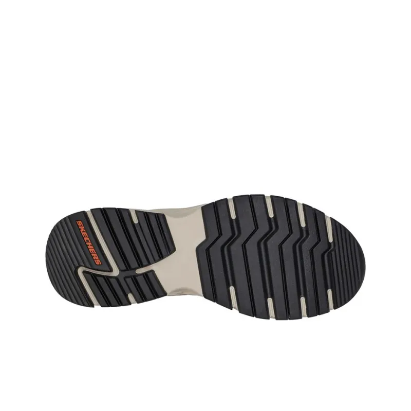 Skechers ARCH FIT BAXTER Cushioning Anti-Slip And Wear-Resistant Low-Top Casual Shoes Men's Brown Black-4