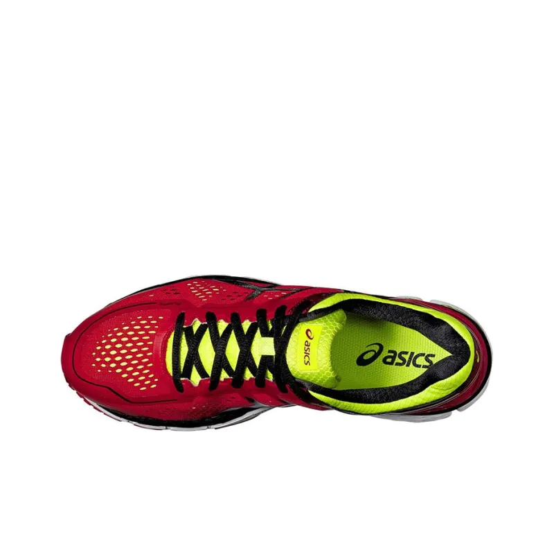 Asics Gel-Kayano 22 Running Shoes Men Low-Top Red/Yellow-4