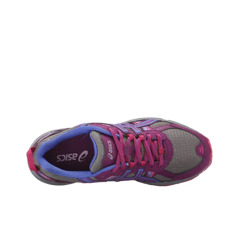 Asics Gel-Venture 5 Wear-Resistant Low-Top Running Shoes Women's Purple Gray-3