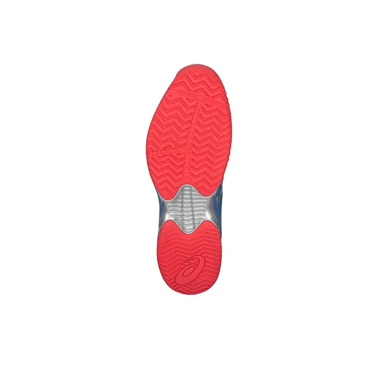 Asics Gel-Court Speed Wear-Resistant Cushioning Slip-Resistant Low-Top Running Shoes Men's Blue White Red-5