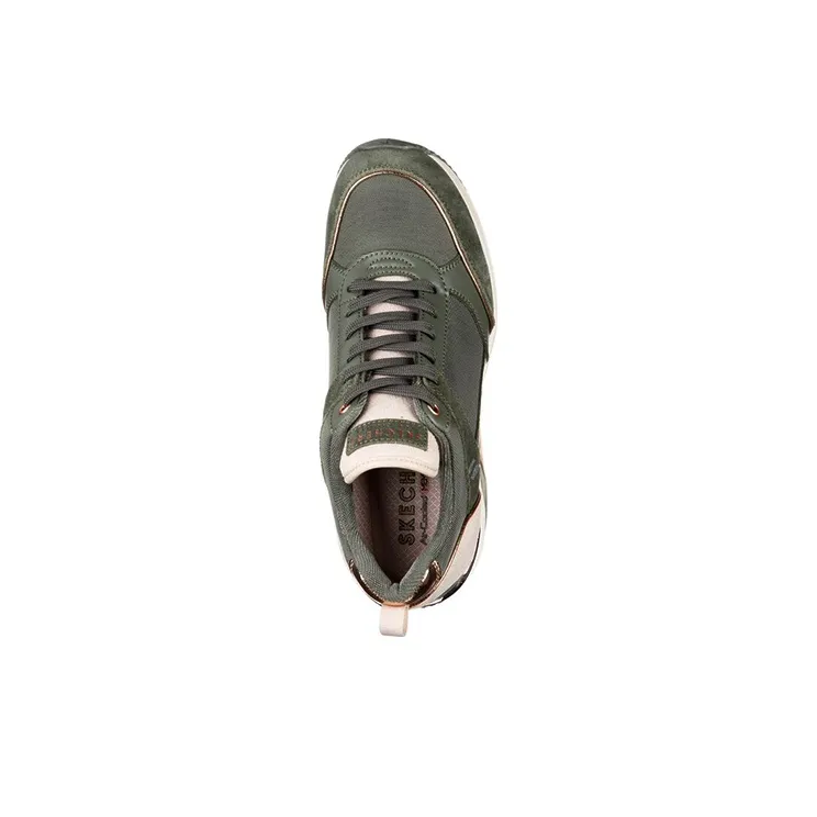 Skechers Million High Running Shoes Women's Mid-Top Olive Green-3