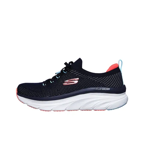 Skechers D'lux Walker Running Shoes Women's Low-Top Blue