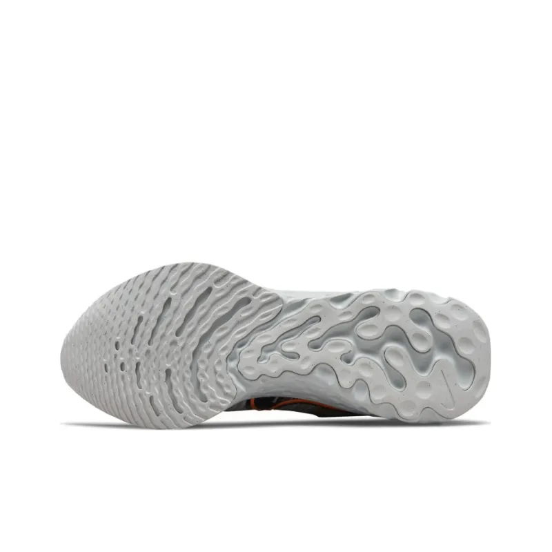 Nike React Infinity Run Flyknit 2 Light Bone Grey Orange-5