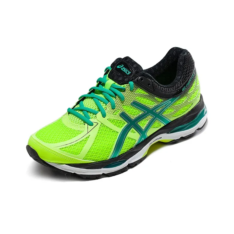 Asics Gel-Cumulus 17 Anti-Slip Wear-Resistant Low-Top Running Shoes Men's Neon Green-2