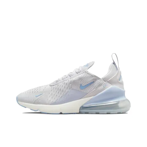 Nike Air Max 270 Running Shoes Women's Low-Top Gray/Blue/White