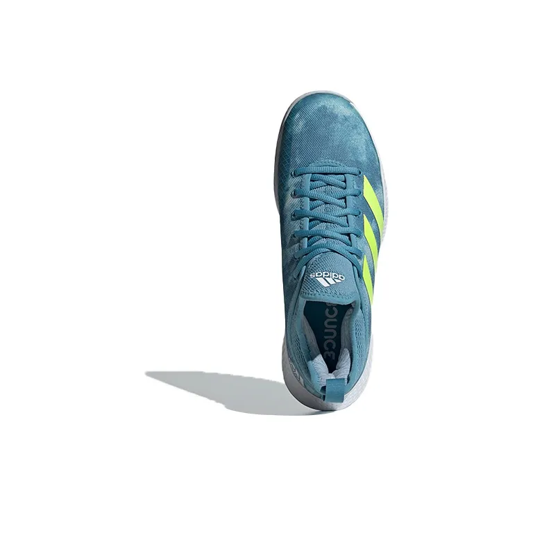 Adidas ULT Multicourt Cushioning Anti-Slip And Wear-Resistant Low-Top Tennis Shoes Men's Blue-4
