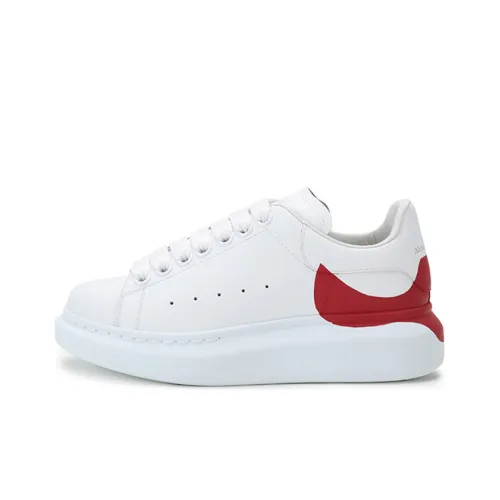 Alexander McQueen Skateboard Shoes Women's Low-Top White/Red Tail