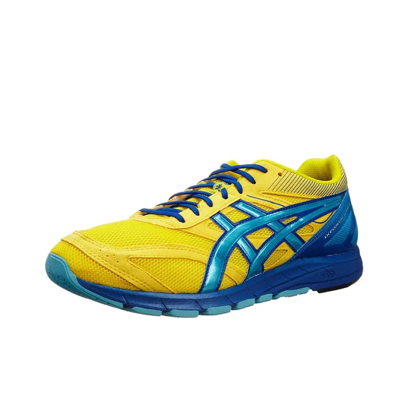 Asics Skysensor Glide 2 Wear-Resistant Low-Top Running Shoes Men's Yellow Blue-2