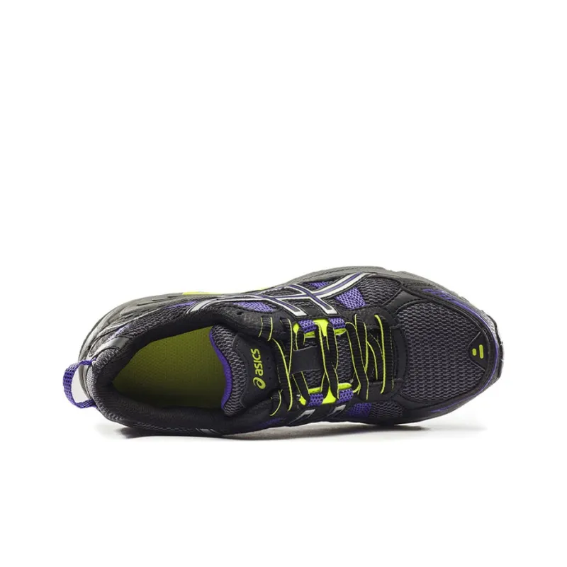 Asics Gel-Venture 4 Wear-Resistant Low-Top Running Shoes Women's Black Purple-2