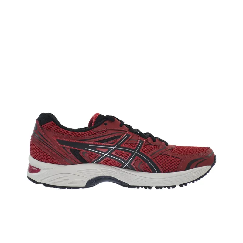Asics Gel-Equation Breathable Lightweight Low-Top Running Shoes Men's Red Black-1