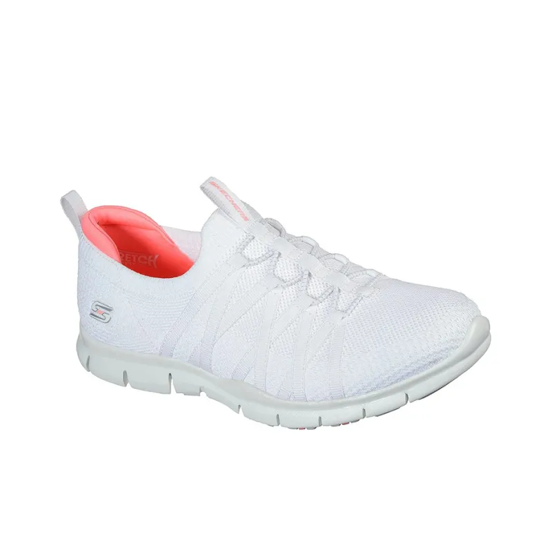 Skechers Gratis Chic Newness Low-Top Running Shoes Women's White-2
