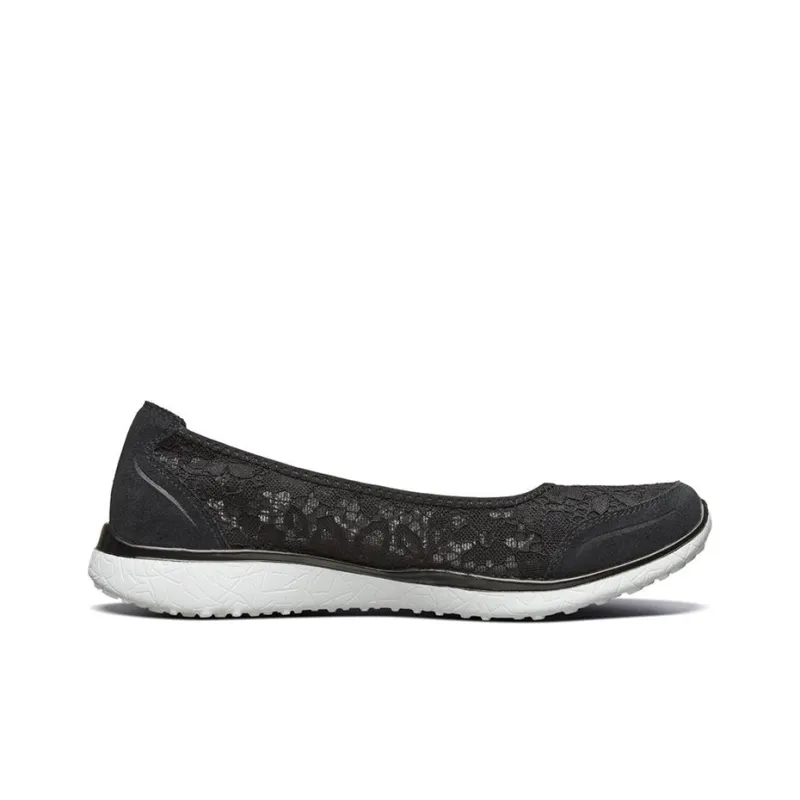 Skechers Microbuest Cushioning Anti-Slip And Wear-Resistant Low-Top Casual Shoes Women's Black-1