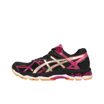 Asics Gel-Kayano 21 Breathable Lightweight And Wear-Resistant Low-Top Running Shoes Women's Black Pink