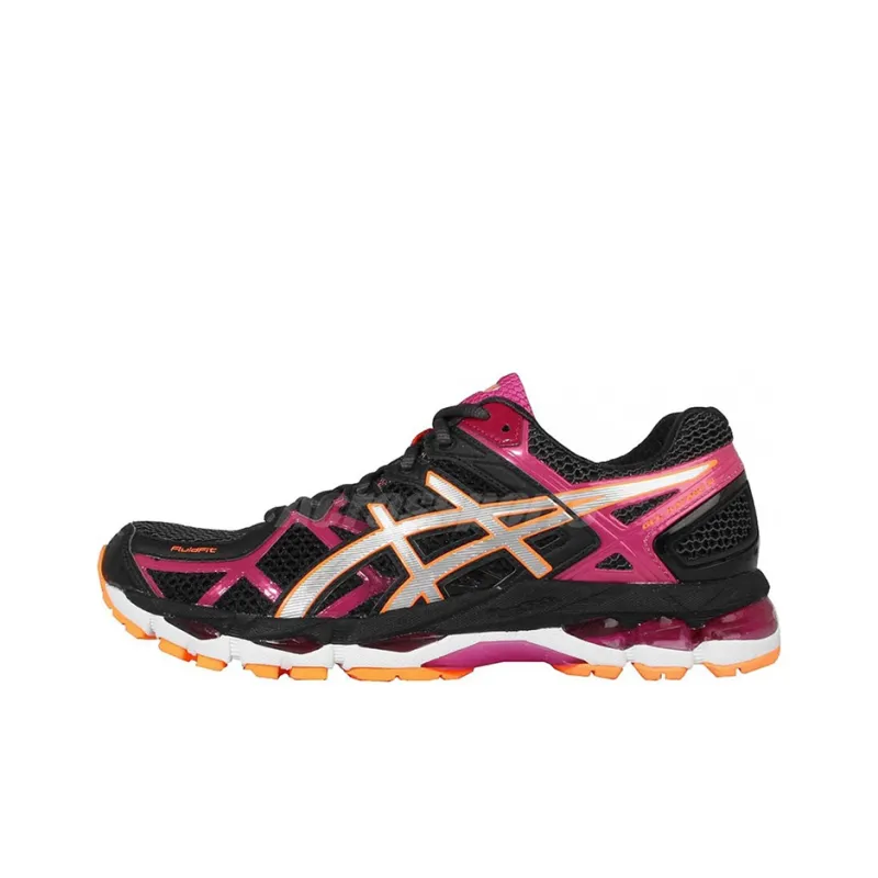 Asics Gel-Kayano 21 Breathable Lightweight And Wear-Resistant Low-Top Running Shoes Women's Black Pink-0