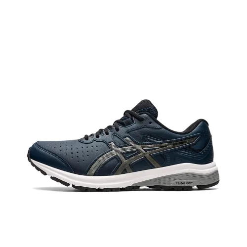 Asics GT-1000 Leather Running Shoes Men Low-Top Blue/Silver