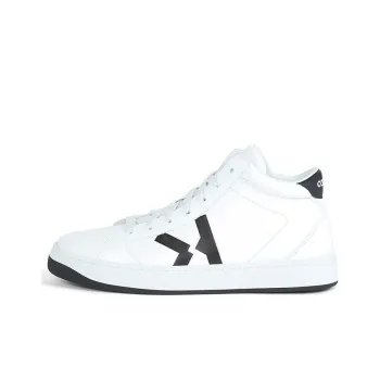 KENZO Kourt Wear-Resistant Slip-Resistant High-Top Casual Shoes Men's White