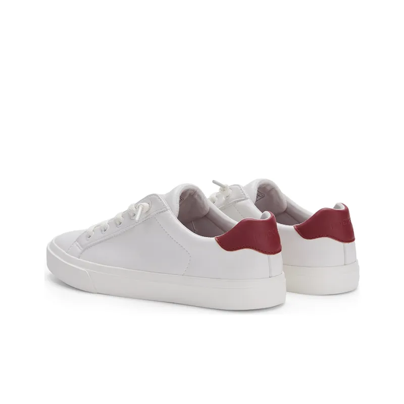 Rockfish White Sneaker Collection Stylish Skateboarding Shoes Women's Red Tail White-3