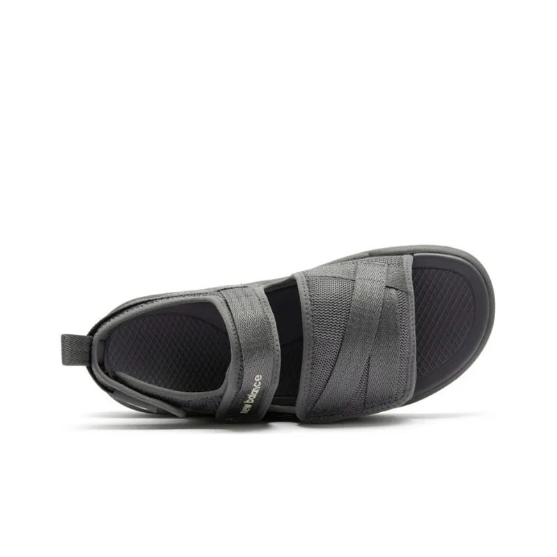 New Balance 3206 Series Velcro Open Toe Flat Heel Sports Dark Grey Sandals 'Dark Gray White'-1