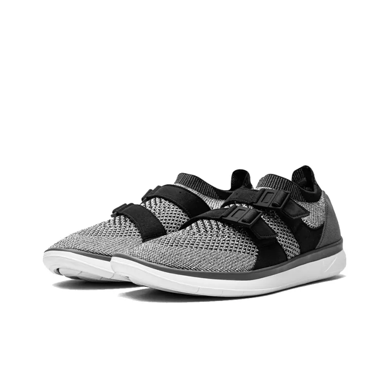 Nike Air Sock Racer Flyknit 'White Black Dark Grey'-2