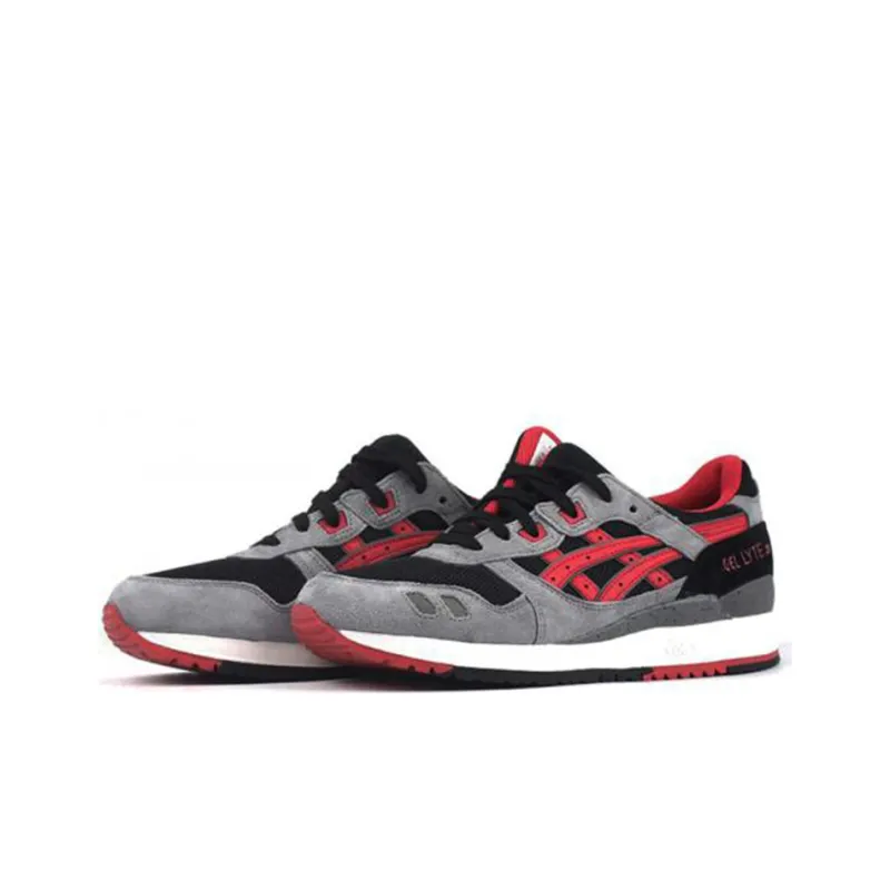 Asics Gel Lyte Iii Black Classic Red-2
