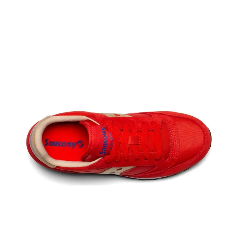 Saucony Jazz Original Running Shoes Women's Low-Top Red/Blue/White-3