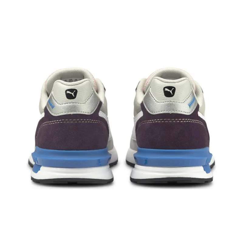 PUMA Graviton Pro Lightweight And Breathable Low Top Running Shoes Unisex Gray Pink Purple & Colorful-3